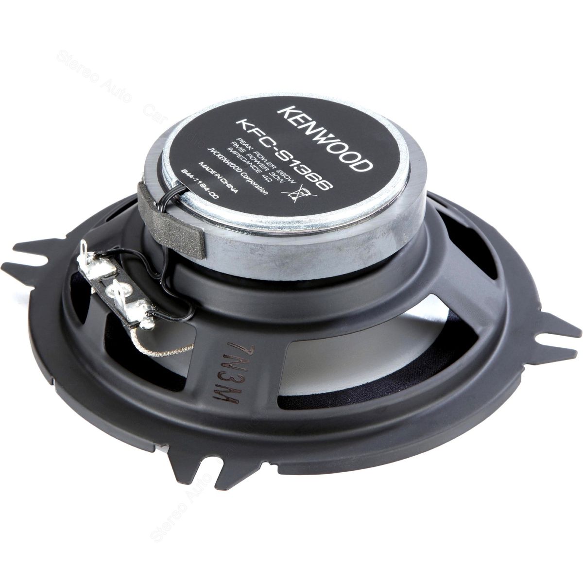 Kenwood KFC-S1366 Haut-Parleurs 2 Voies 13 Cm - Qualité Audio Auto