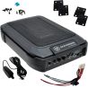 Subwoofer auto sotto sedile attivo sottile, 6x8 pollici, piatto compatto con amplificatore, Macrom M-SW680