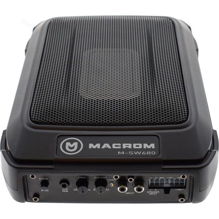 Subwoofer sottosedile auto attivo amplificato Macrom M-SW680