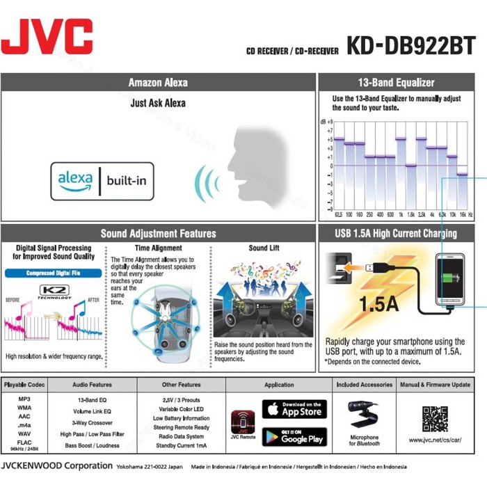 JVC KD-DB922BT