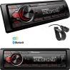Autoradio 1 din Pioneer MVH-330DAB, bluetooth, dab am fm, usb, aux-in, 1 pre-out rca, tasti colore rosso