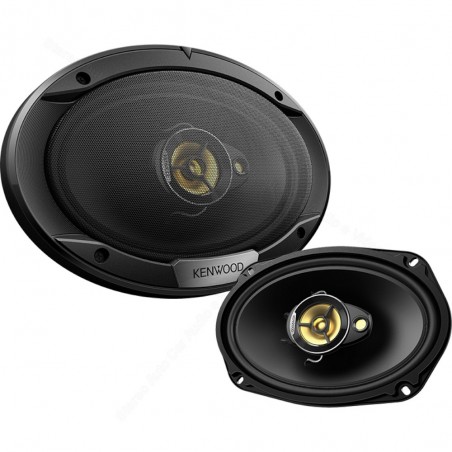 Altoparlanti ovali per auto da 6x9 pollici, modello Kenwood KFC-S6976EX: vista principale. Altoparlanti ovali per auto da 6x9 pollici, modello Kenwood KFC-S6976EX: vista principale.