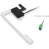 Antenna DAB per parabrezza Auto Furgone Camper Macrom M-DAB01.F FAKRA, connettore FAKRA, adesiva
