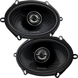 Altoparlanti ovali auto 5x7 Kenwood KFC-PS5797C, casse 2 vie coassiali, woofer ellittici 12,5 x 17,5 cm e tweeter