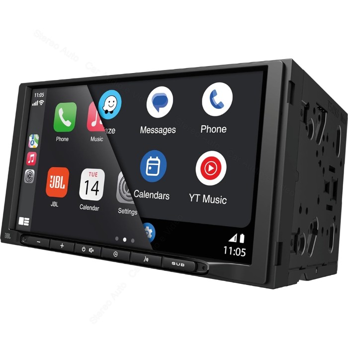 Autoradio monitor 2 din JBL Legend 700D, wi-fi, bluetooth, dab, usb, apple car play e android auto.