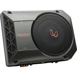 Subwoofer auto sotto sedile, attivo 20 cm, cassa chiusa sottile, piatto compatto con amplificatore, Infinity BassLink SM2