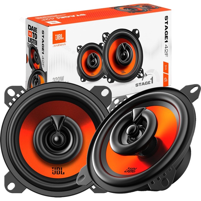 Altoparlanti 2 vie coassiali per auto 10 cm JBL Stage1 42F con Woofer e Tweeter