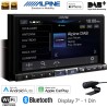 Autoradio monitor 1 din Alpine iLX-705D, Wi-Fi, Bluetooth, DAB, USB, Apple CarPlay e Android Auto Wireless, GPS Integrato