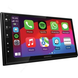 Autoradio monitor 2 din Kenwood DMX5023DABS, Bluetooth, DAB, USB, Apple CarPlay e Android Auto, GPS Integrato