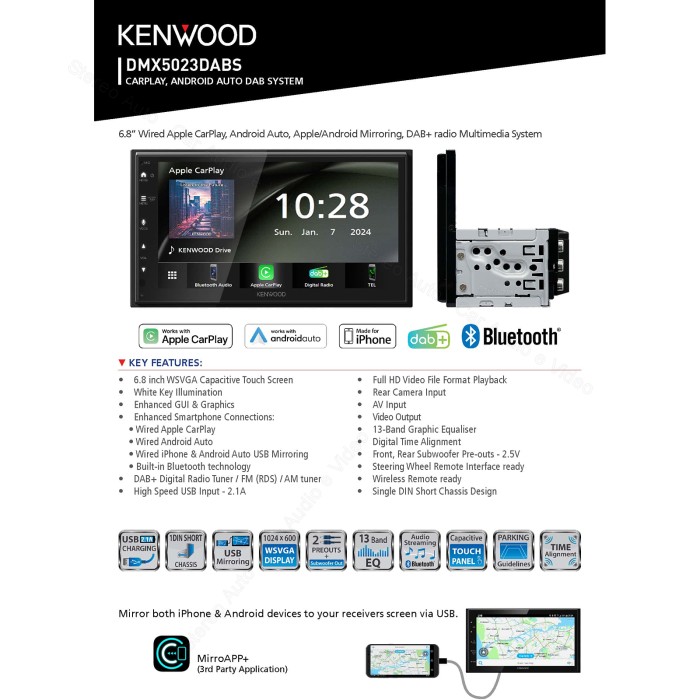 Kenwood DMX5023DABS