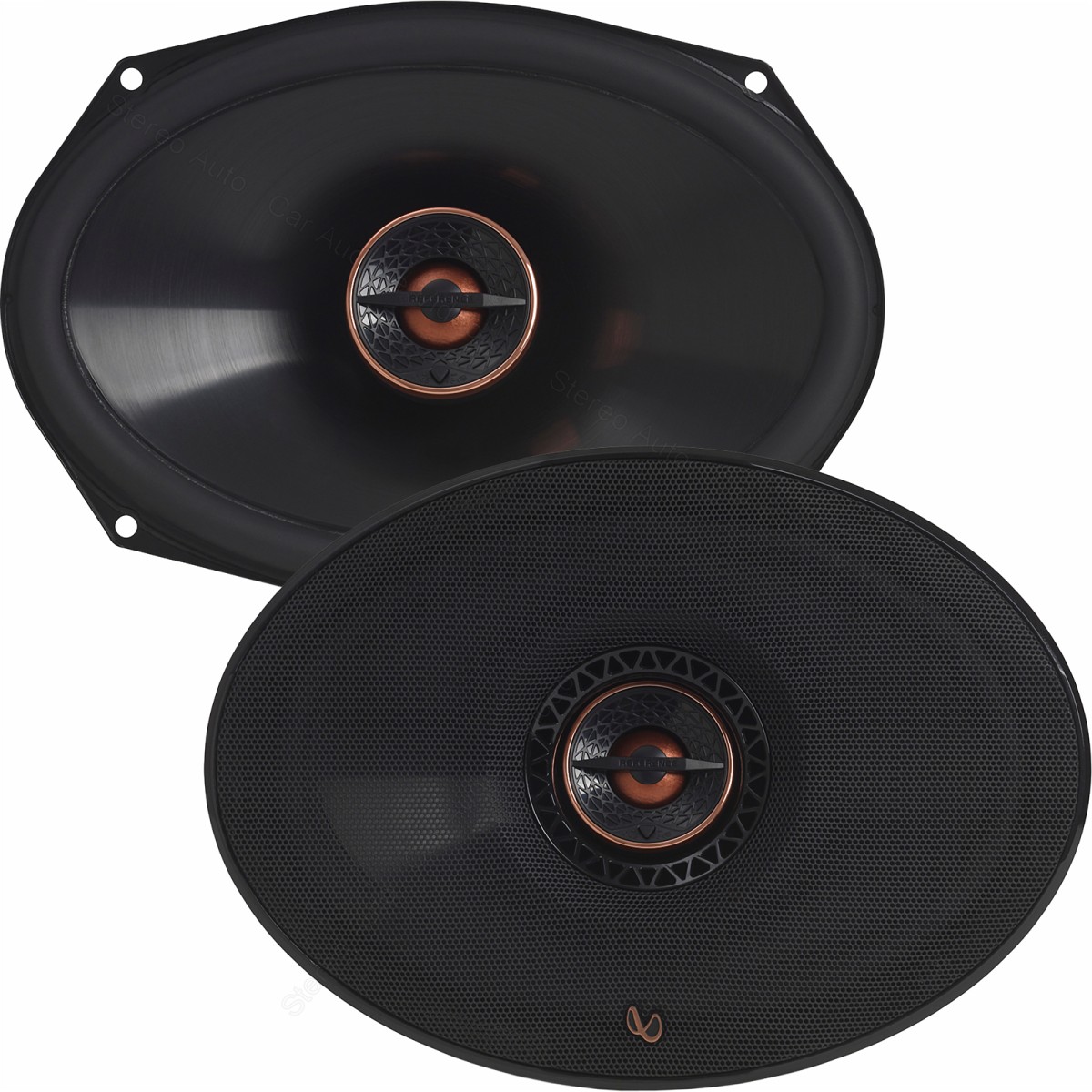Altoparlanti ovali 2 vie per auto 15x23 cm Infinity REF-9632ix con Woofer e Tweeter