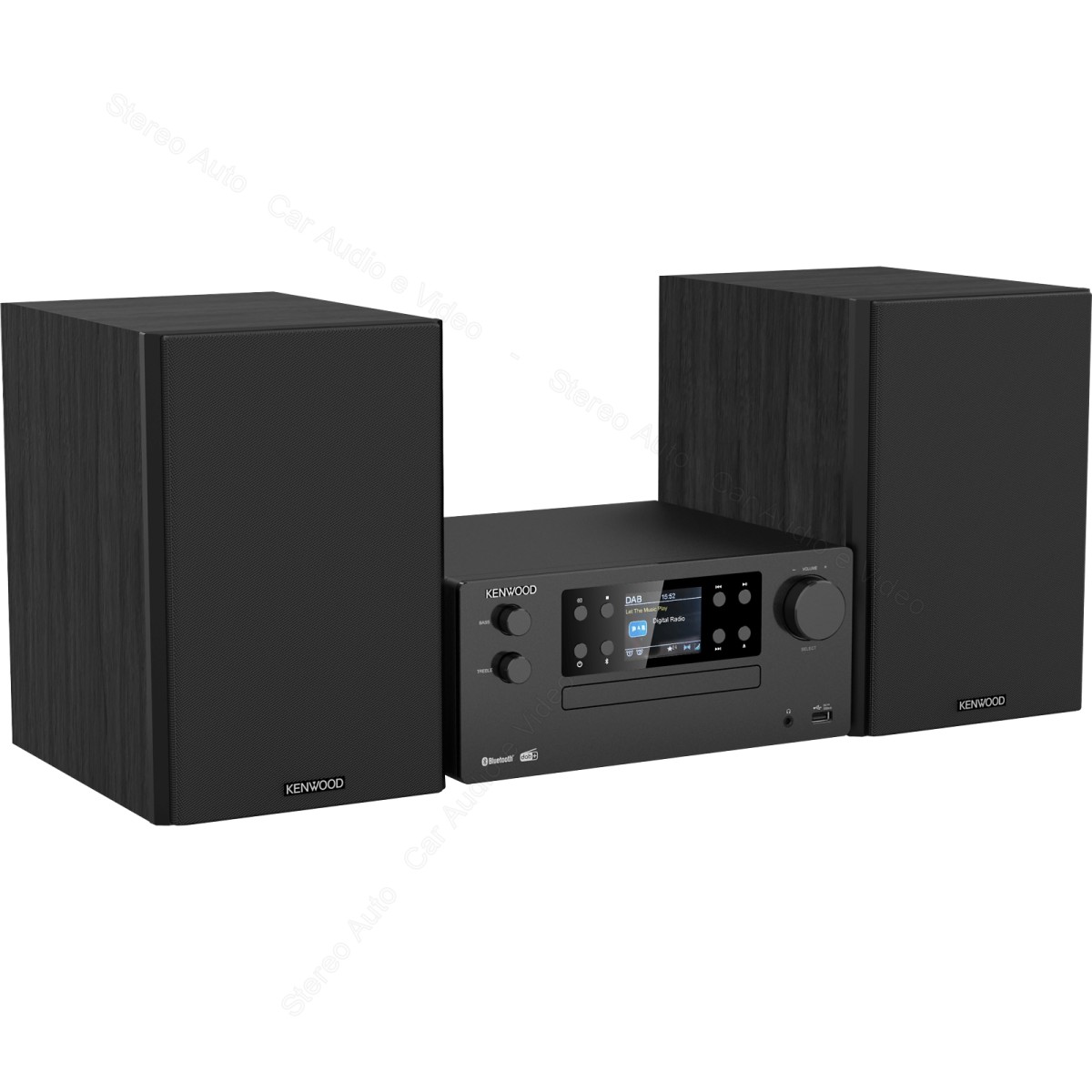 Mini impianto hi-fi stereo Kenwood M-925DAB-B, Bluetooth, Radio FM/AM/DAB+, lettore CD, USB