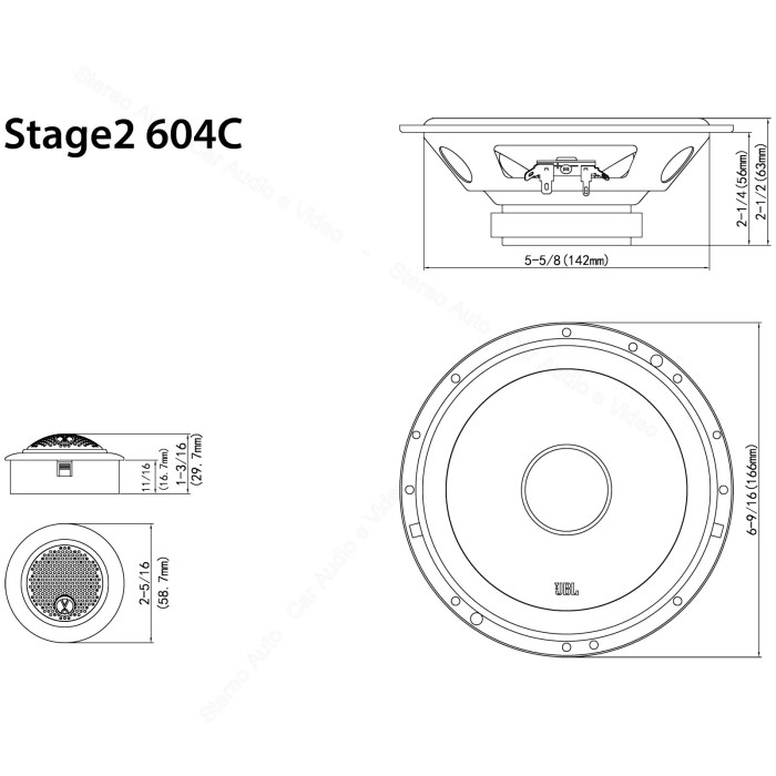 JBL Stage2 604C