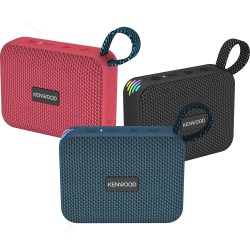 Cassa Bluetooth portatile Kenwood AS-60BT-A, diffusore senza fili impermeabile IPX7