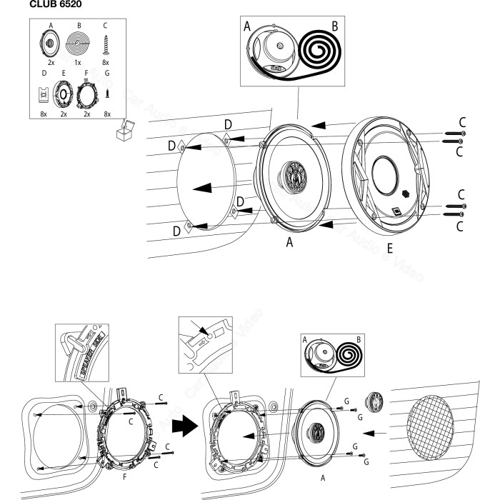JBL Club 6520