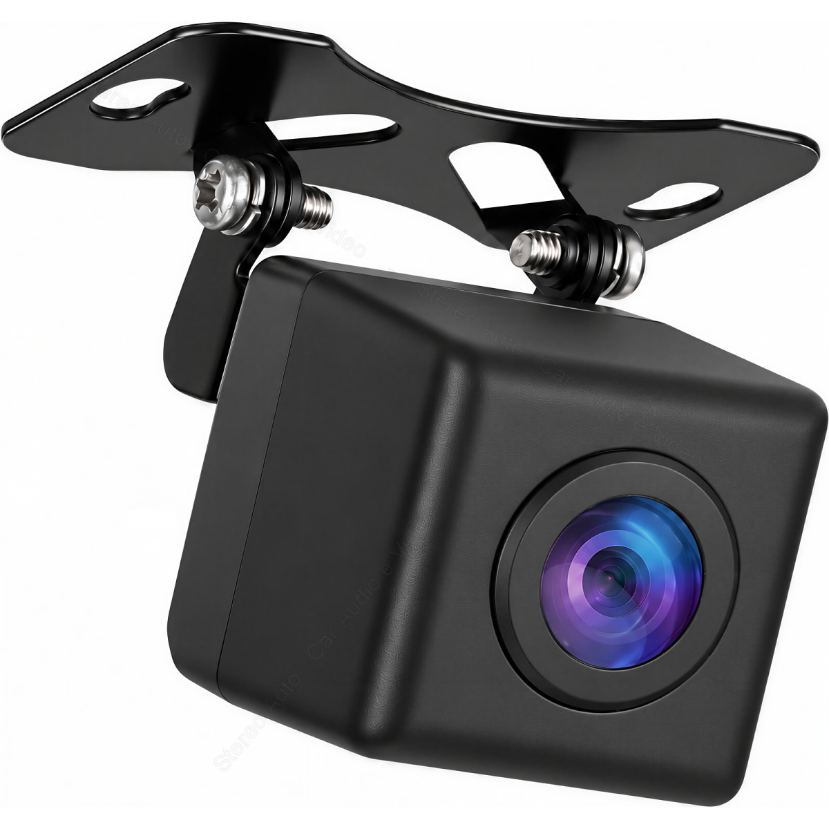 Retrocamera di parcheggio per auto Macrom M-RC1950AHQ, telecamera frontale full hd con cavi rca e alimentazione 6m.