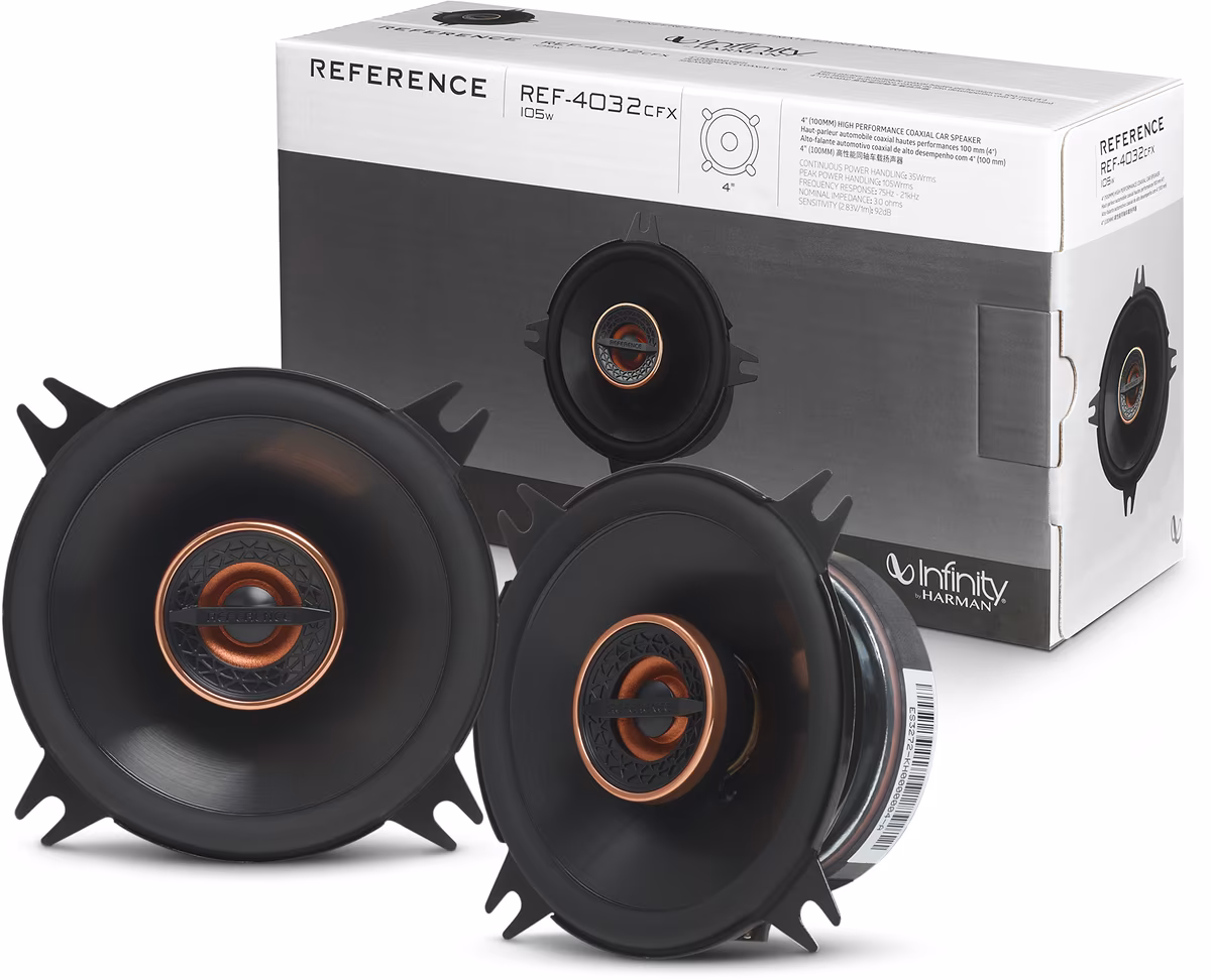 Altoparlanti 2 vie coassiali per auto 10 cm Infinity REF-4032cfx con Woofer e Tweeter