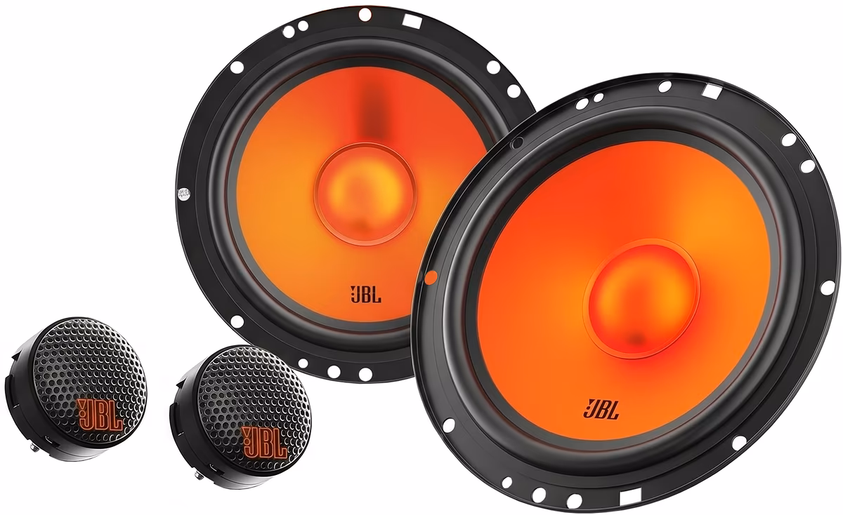 Kit altoparlanti a componenti separati 2 vie per auto 16,5 cm JBL Stage1 62CF con Woofer e Tweeter