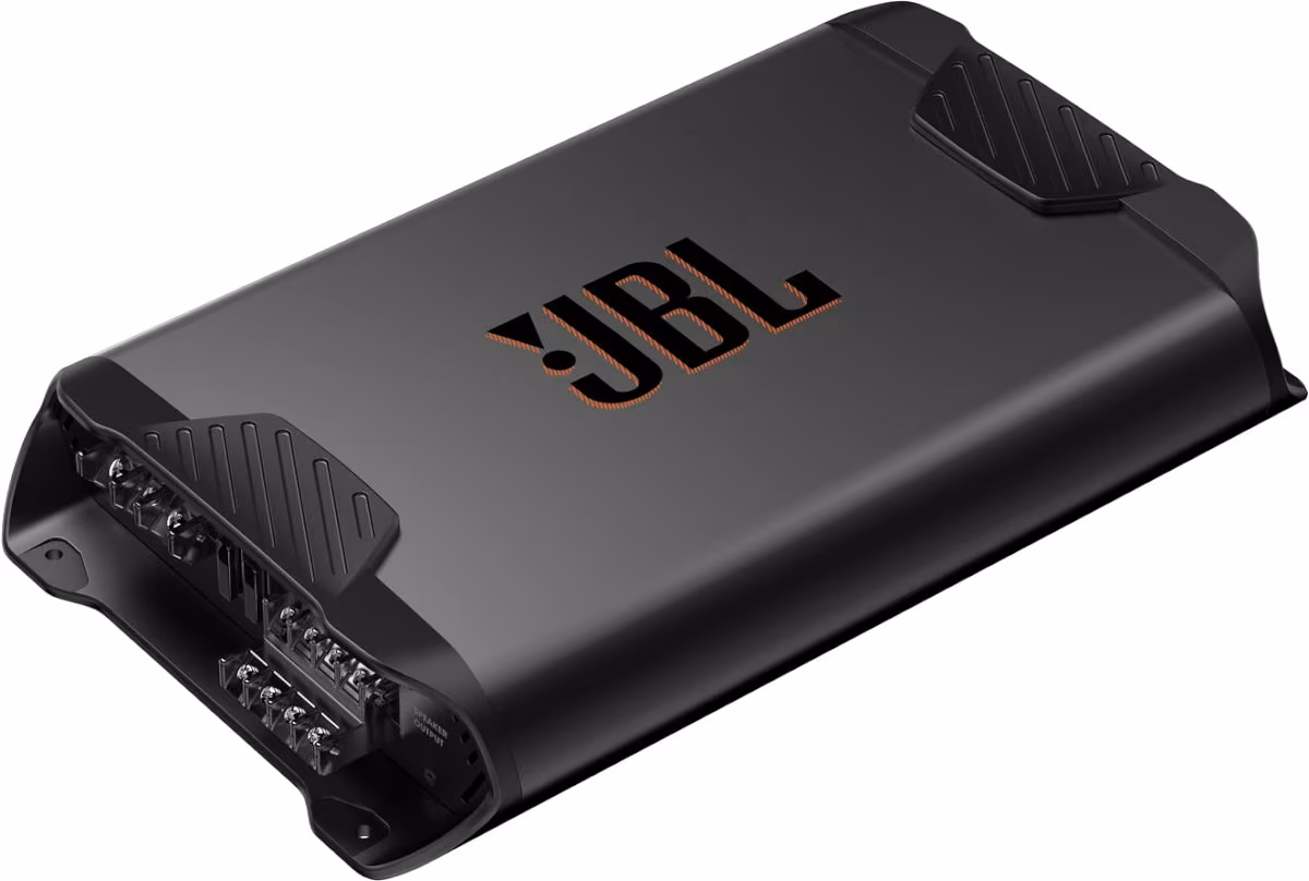 Amplificatore auto 4 canali, JBL Concert A704, finale classe ab, configurabile 3 o 2 canali per altoparlanti e subwoofer