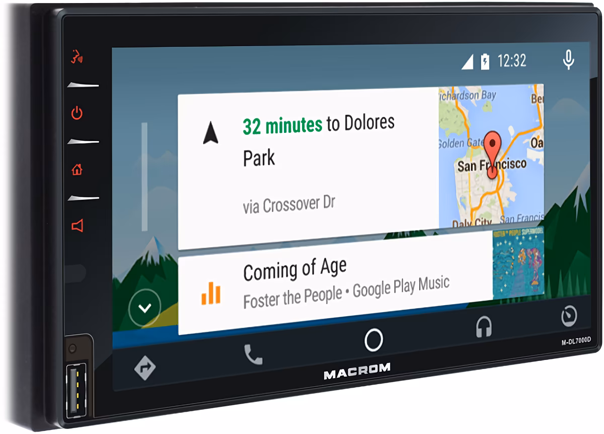 Autoradio monitor 2 din Macrom M-DL7000D-25, Bluetooth, DAB, USB